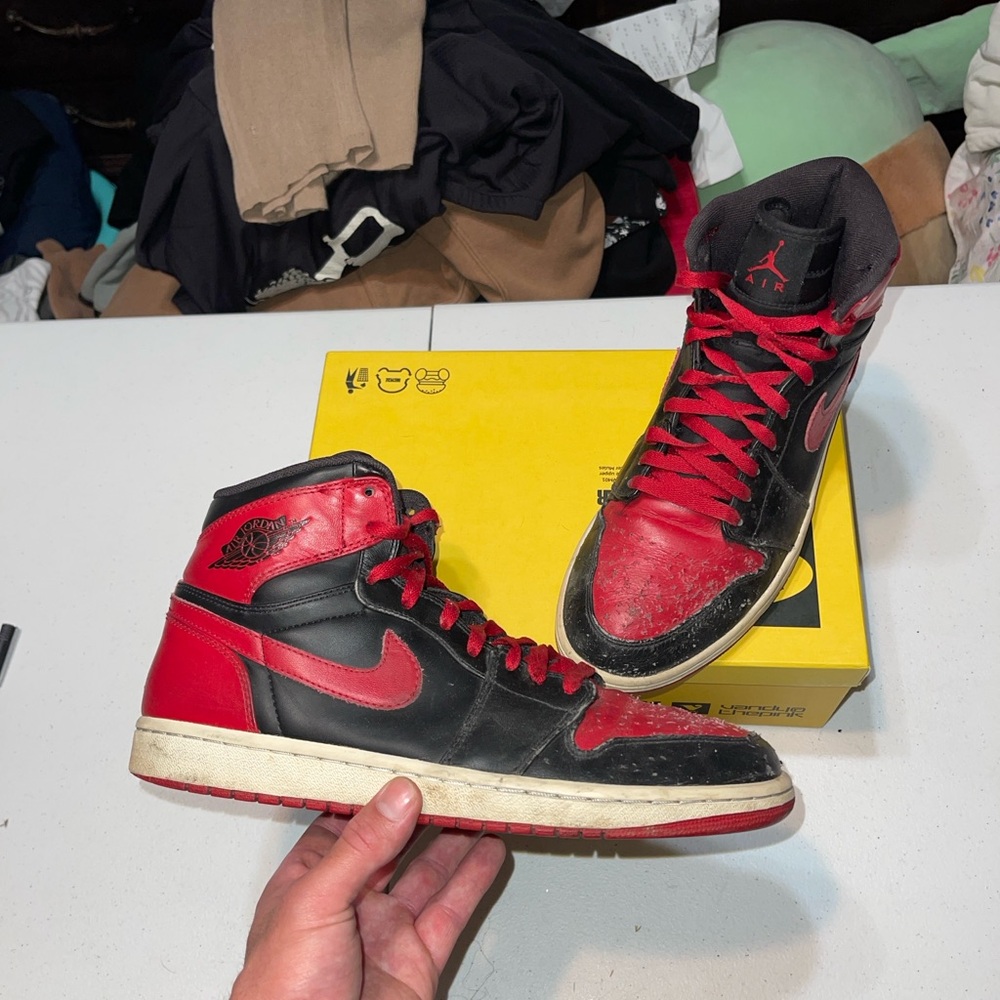 Air Jordan 1 High Retro DMP Chicago Bulls Bred Men SZ 11 (332550-061)